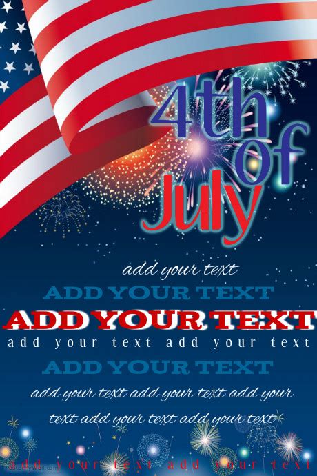 July 4th Flyer Templates