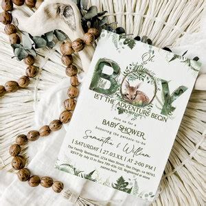 Jungle Adventure Baby Shower Template