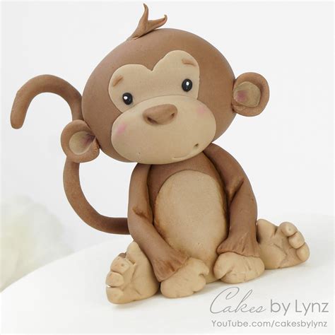 Free Printable Jungle Safari Monkey Cake Topper