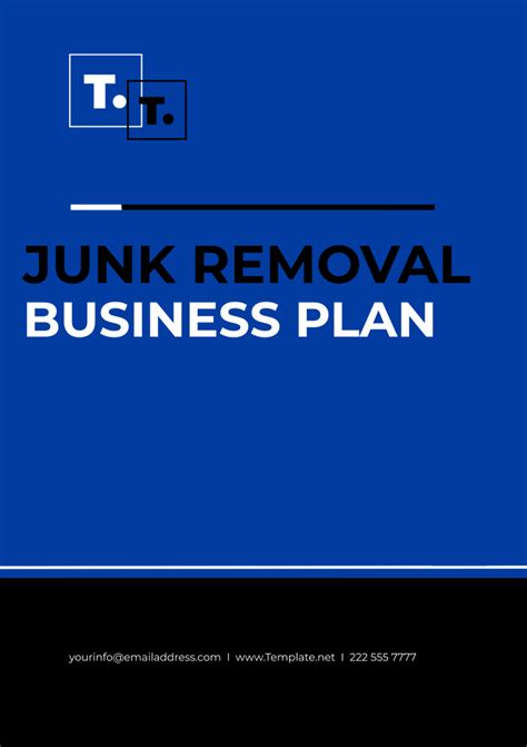 Junk Removal Business Plan Template