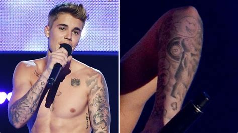 Controversy surrounding Justin Bieber's tattoos