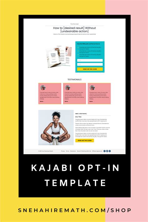 Kajabi Template Design Inspiration