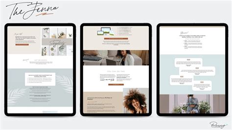 Kajabi Template Design Examples