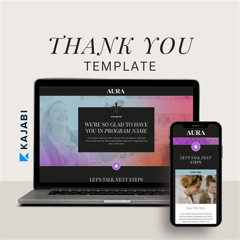 Kajabi Thank You Page Template