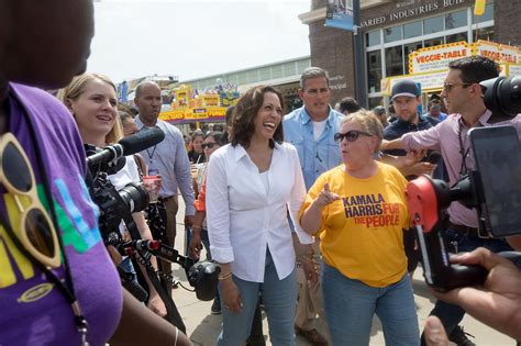 Kamala Harris on the campaign trail