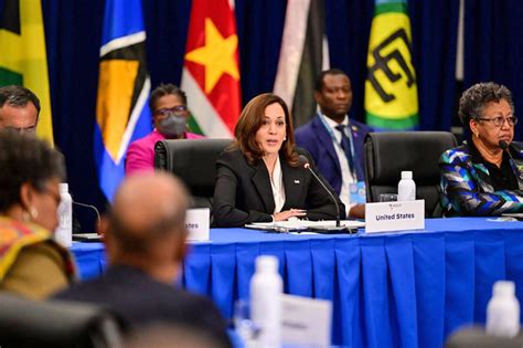 Kamala Harris meeting with world leaders