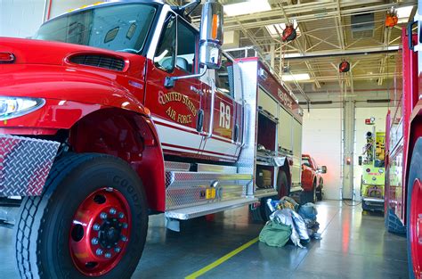 Kansas Air National Guard fire protection team at work