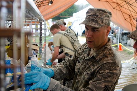 Kansas Air National Guard medical team providing care