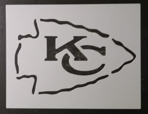 Kansas City Chiefs Arrowhead stencil