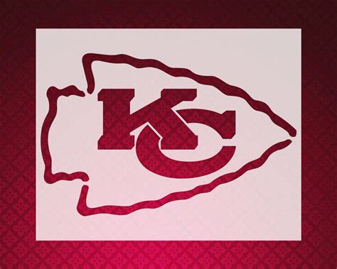 Kansas City Chiefs Kingdom stencil