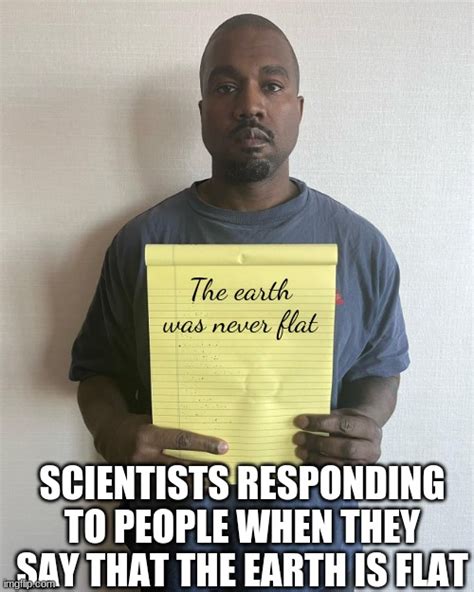 Kanye West holding a paper education template