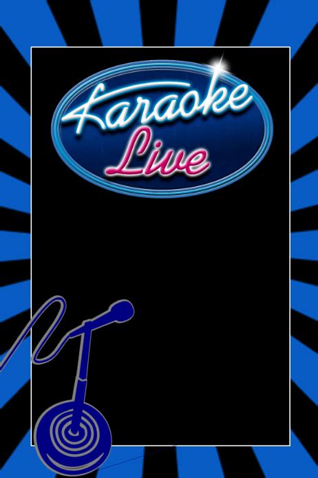 Karaoke schedule templates