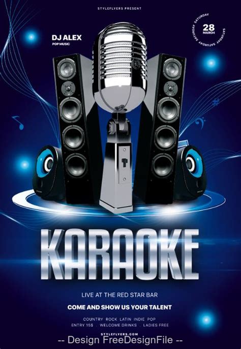 Karaoke template download