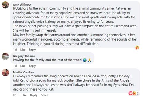 Kat Simons Tributes