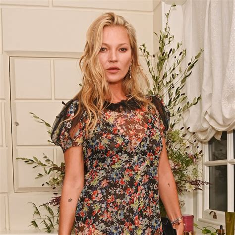 Kate Moss in a bohemian-inspired outfit