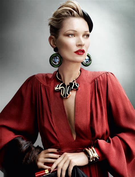 Kate Moss in a vintage-inspired outfit