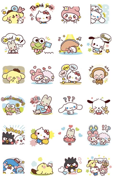 Kawaii Character Stickers