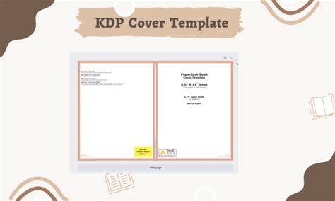 KDP cover template design