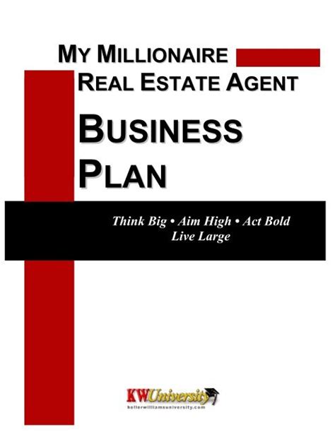 Keller Williams Business Plan