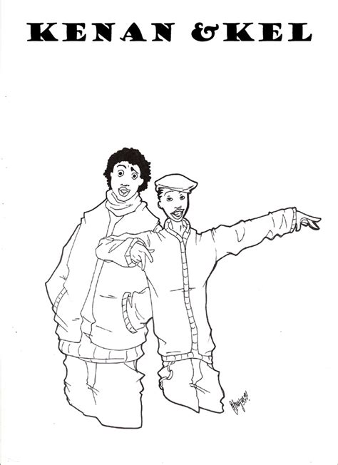 Kenan and Kel coloring pages