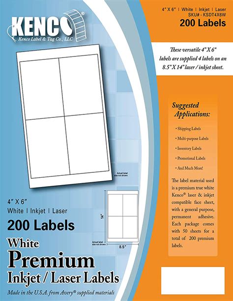 Kenco Label Template 2