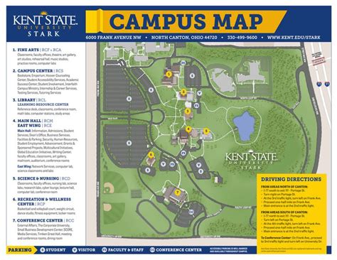 Kent State University Official Campus Map