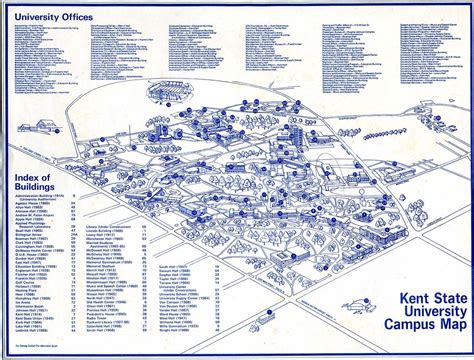 Kent State Campus Map Historical Landmarks