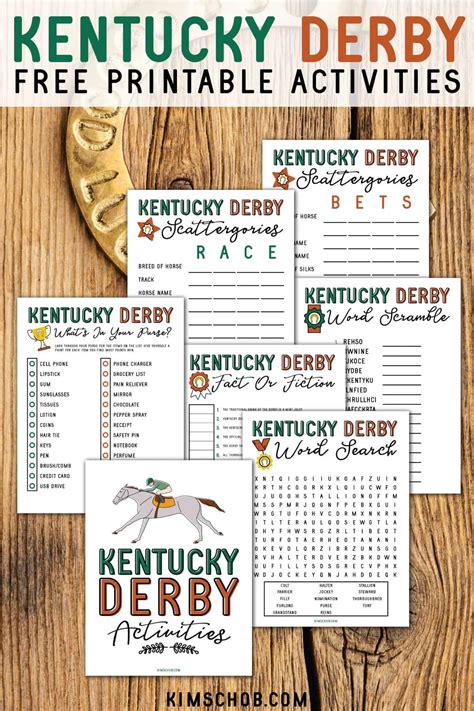 Free Kentucky Derby Printables for Kids