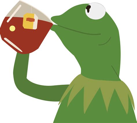 Kermit Sipping Tea