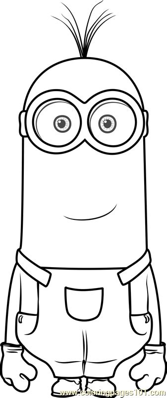 Kevin Minion printable cutout