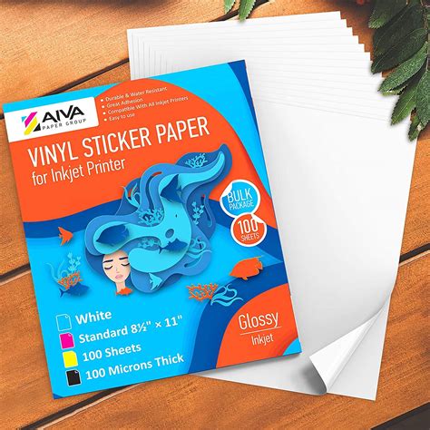 Key features to look for in white printable vinyl sticker paper