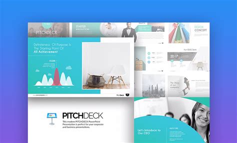 Keynote pitch deck design with a creative approach