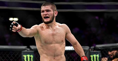 Khabib Nurmagomedov in the Octagon