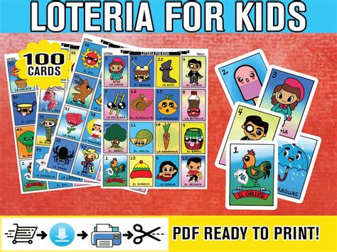 Kid-friendly Loteria activities