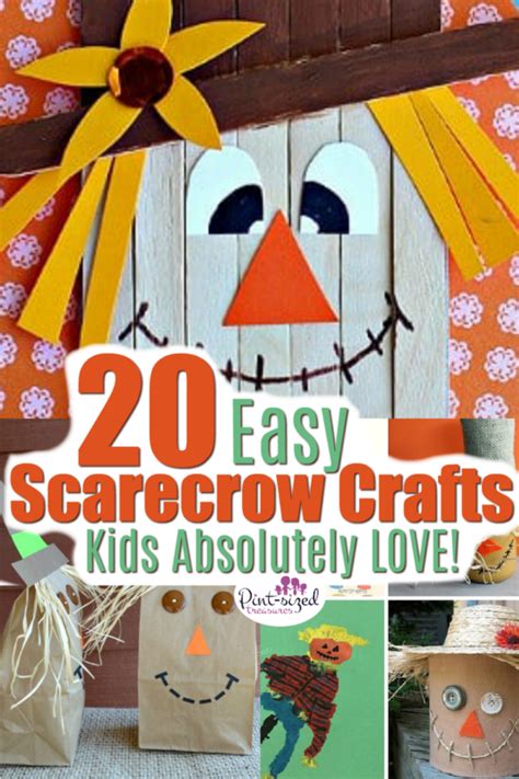 Kid-friendly scarecrow template