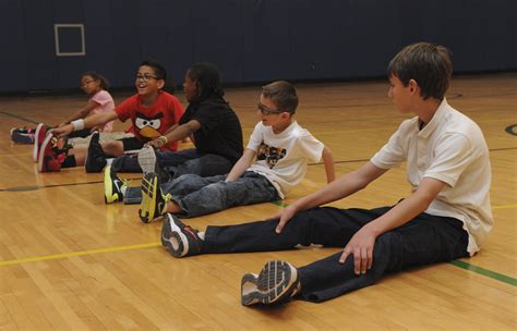 Kids participating in a boot camp overcoming challenges