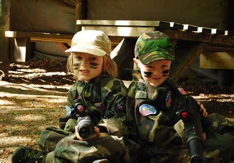 Kids participating in a fun obstacle course