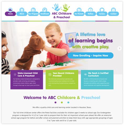 Kids Care Website Design