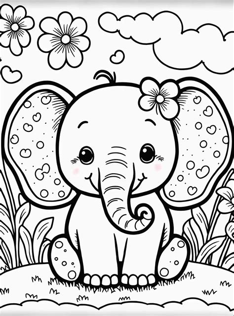 Kids Coloring Book Page 6