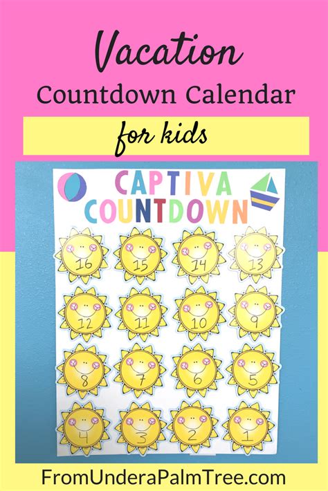 Kids Countdown Calendar