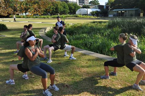 Kids participating in a fitness boot camp