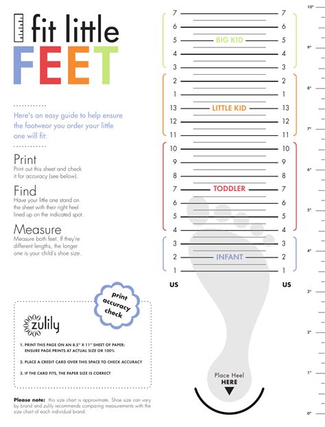 Kids foot measure