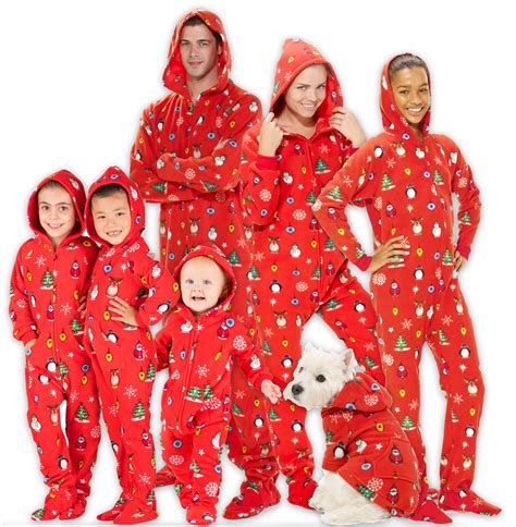 Kids Holiday Footed Pajamas