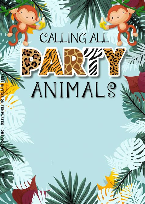 Kids Party Invite Templates Image 10