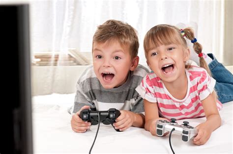 Kids playing games