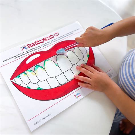 Kids Teeth Brushing Activities