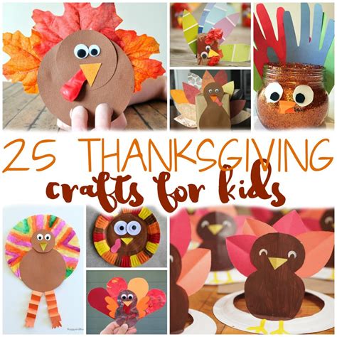 Kids Thanksgiving activities, including a turkey hat printable