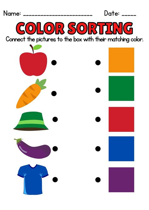 Kindergarten activity sheets