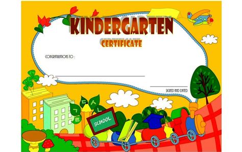 Kindergarten Certificate Template 10