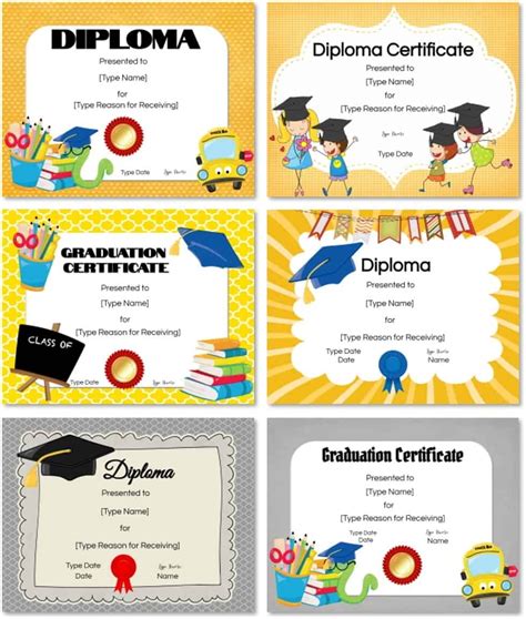 Kindergarten Certificate Template 9